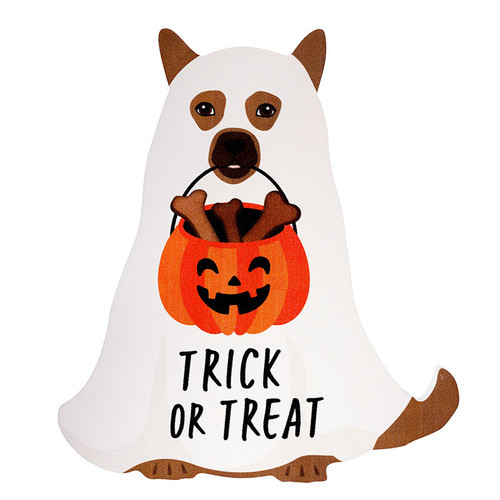 Trick Or Treat Ghost Dog