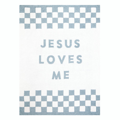 Plush Blanket - Jesus Loves Me