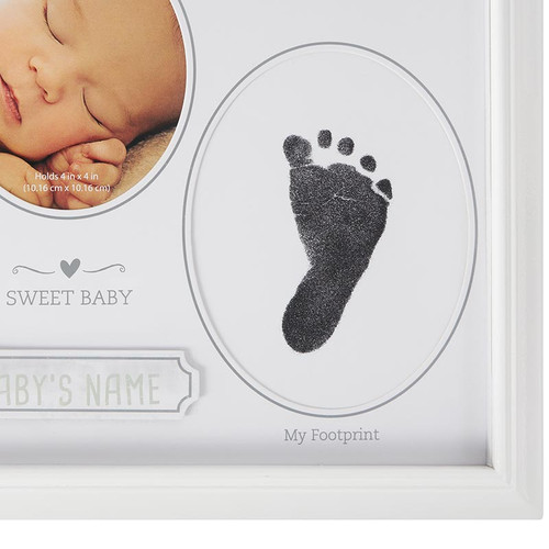 Baby's First Handprint and Footprint Frame