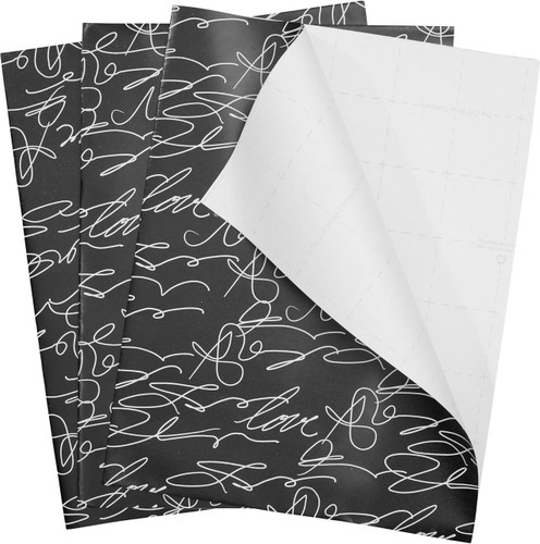 Wrapping Paper Sheet - Love Script 3pk