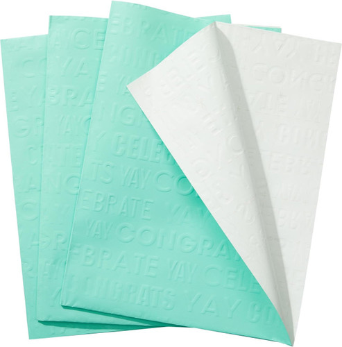 Wrapping Paper Sheet - Celebrate Congratulate 3pk