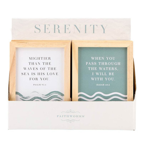 Coastal Art Filled Display - 12 Pcs