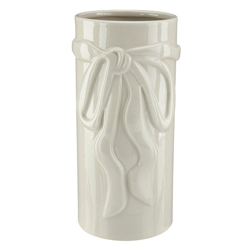 Ceramic Bow Vase - Large - Natural