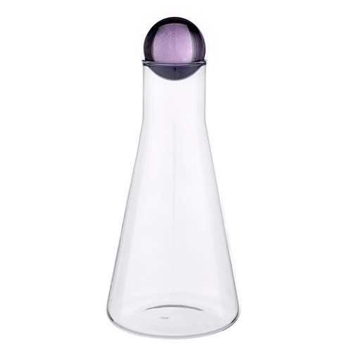 Carafe with Glass Ball Stopper - Lilac