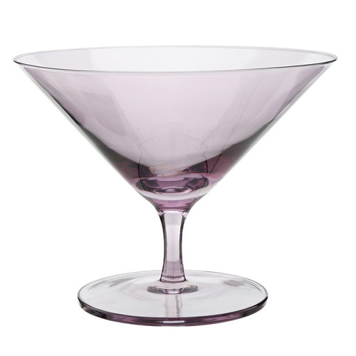 Short Stem Martini Glass - Lilac