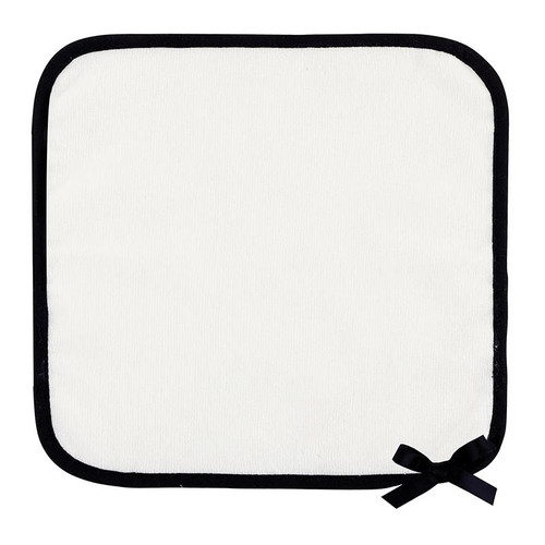 Washcloth Set - White Bow