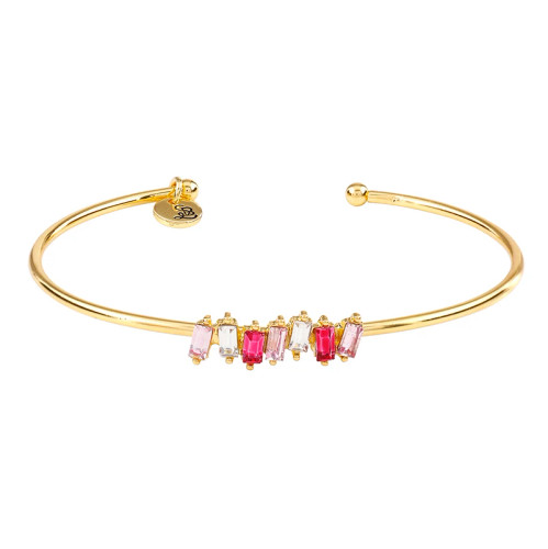 Crystal Bangle - Blush Bar