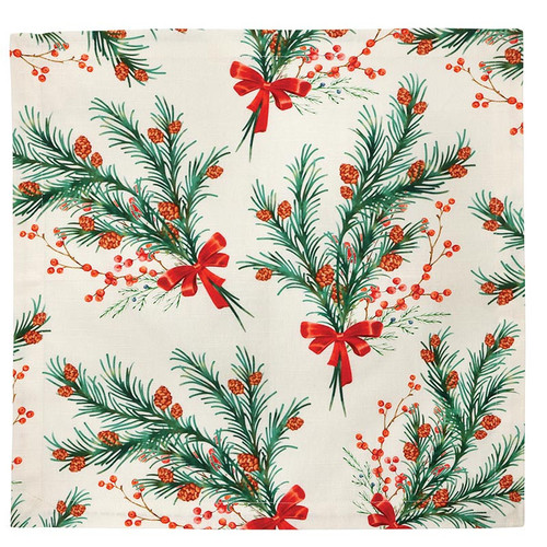 Festive Pine Napkins - Set of 4