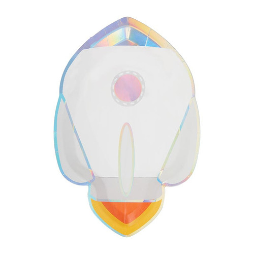 Out Of This World Die Cut Rocket Lunch Plate