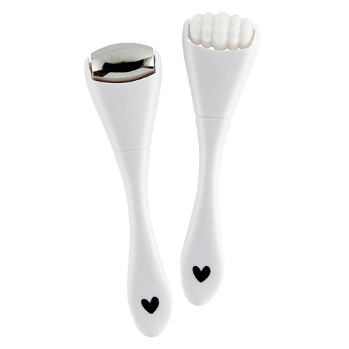 Spa To-Go Set - White Rollers with White Bag