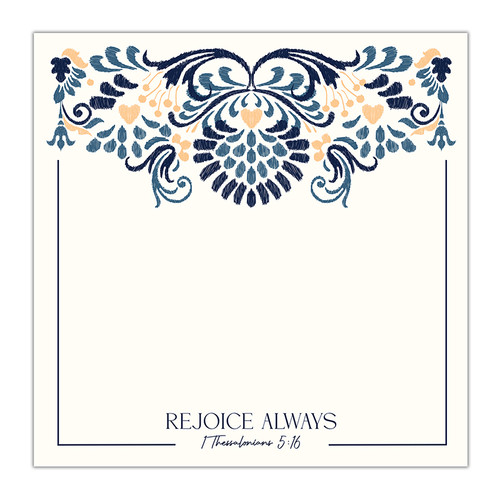 Sticky Note Pad - Rejoice Always