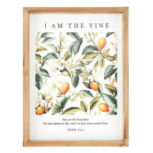 I Am The Vine Framed Art