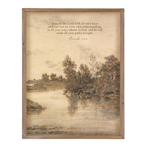 In Every Season Framed Art - Trust the Lord