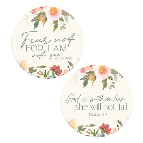 Bloom Where You're Planted Car Coaster