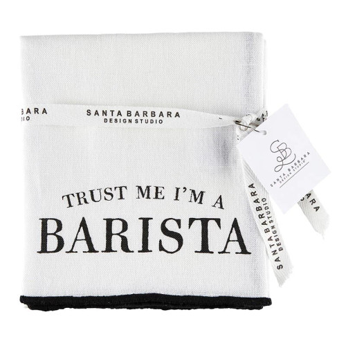 Overlock Tea Towel - Trust Me I'm a Barista