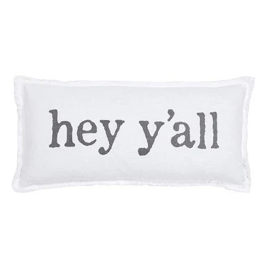 Face to Face Lumbar Plus Pillowcase - Hey Y'all