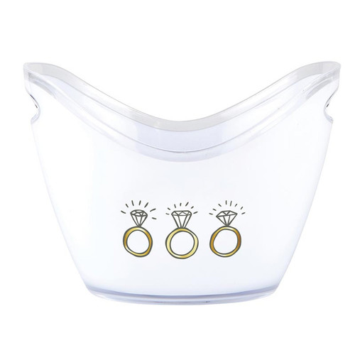 Acrylic Beverage Bucket - Rings