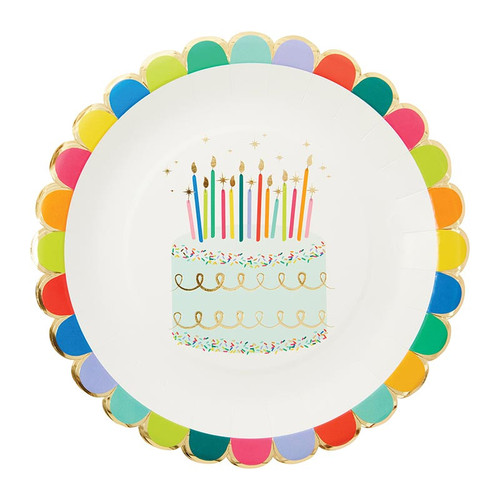 Paper Dinner Plate - Sprinkle Birthday
