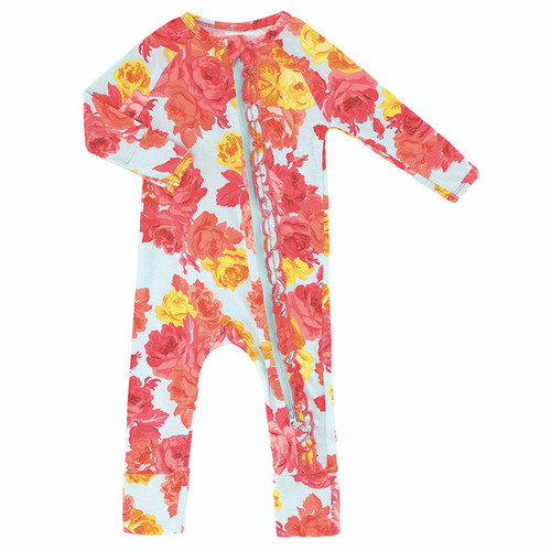 Cozy Romper - Rose Floral