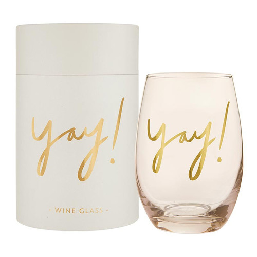 Stemless Wine Glass - Yay!
