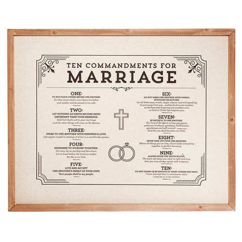 Ten Commandments - Marriage