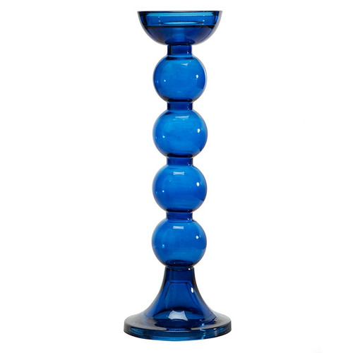Blue Candle Holder - Large
