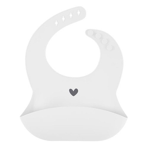 Silicone Bib - Heart