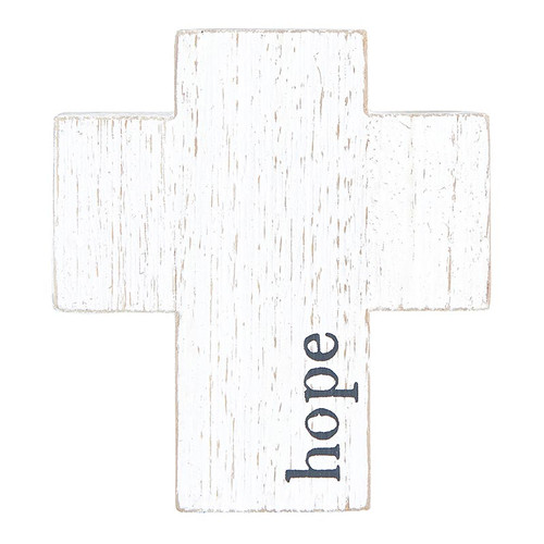 Face to Face Wood Cross - Hope