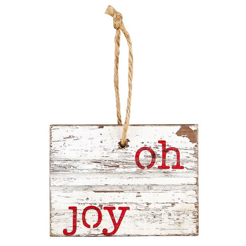 Face to Face Wood Ornament - Oh Joy