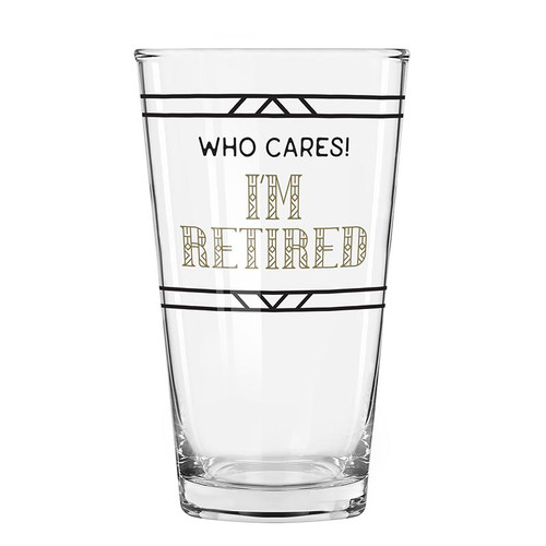 Who Cares! Pint Glass