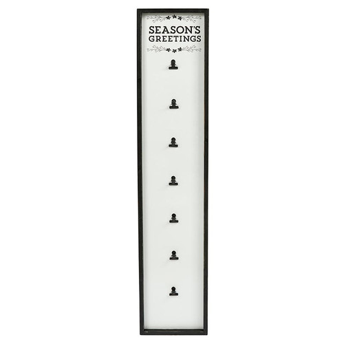 Wood Clip Sign - Seasons Greetings