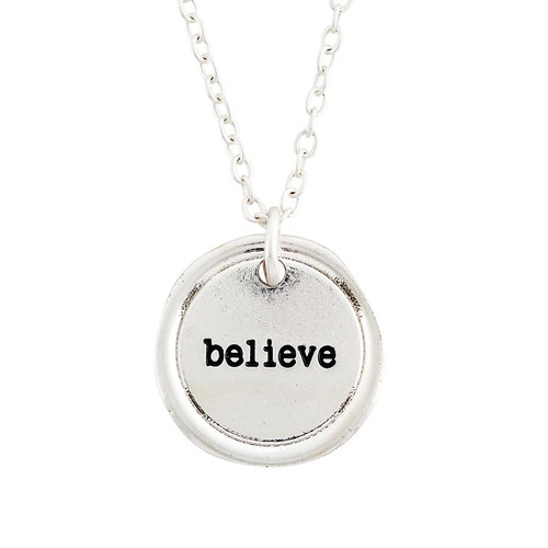 Sealed In Faith Pendant - Believe