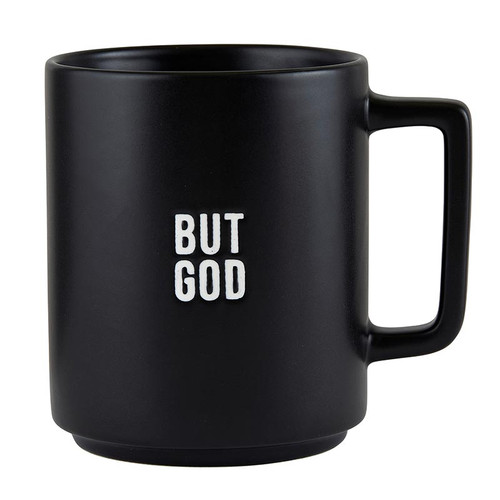 Matte Cafe Mug - But God