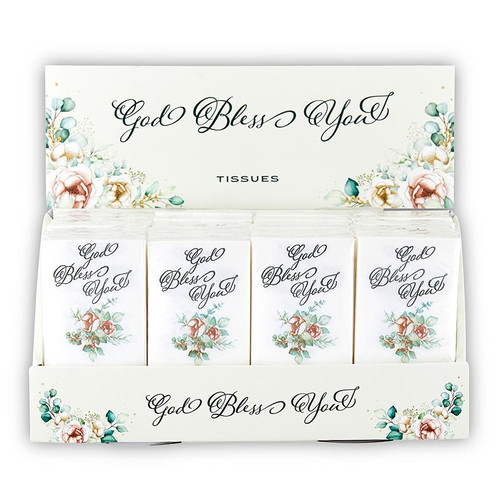 Tissue Packs Display - Floral