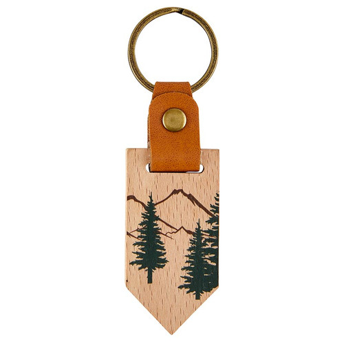 Wood Keychain - Make the Make the most of moments