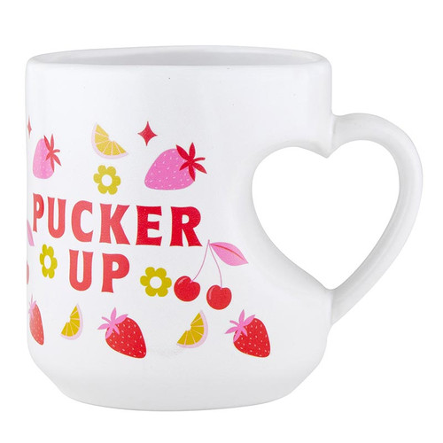 Heart Mug - Pucker Up