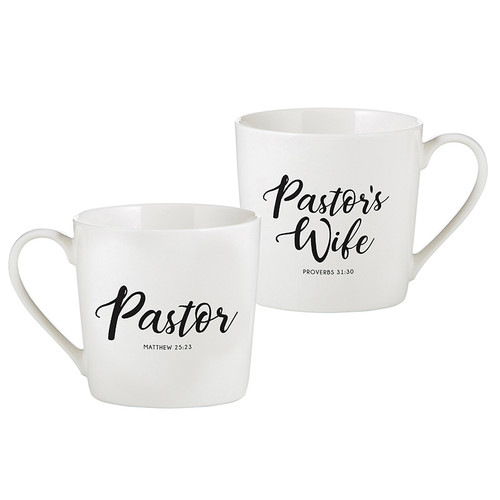 Cafe Mug Set - Pastor and Pastor's Wife