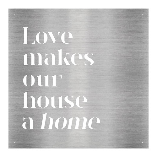 Cutout Metal Sign - Love