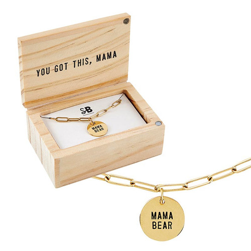 Link Necklace Jewelry - Momma Bear