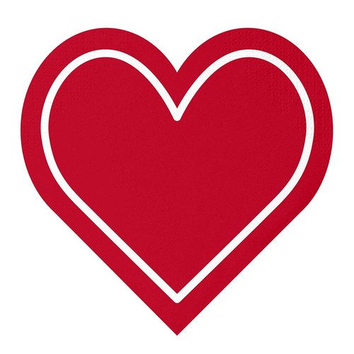 S'mores Die-Cut Paper Napkins - Red Heart
