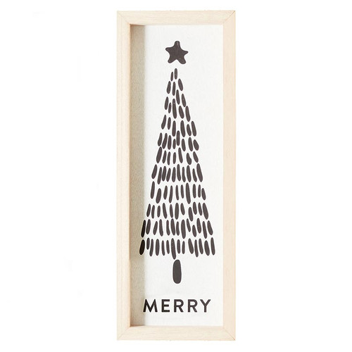 Wood Wall Sign - Merry Tree