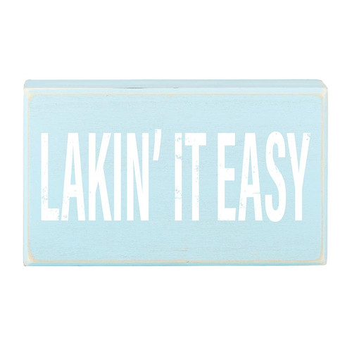 Box Sign - Lake Easy