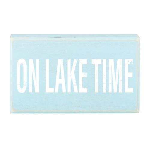 Box Sign - Lake Time