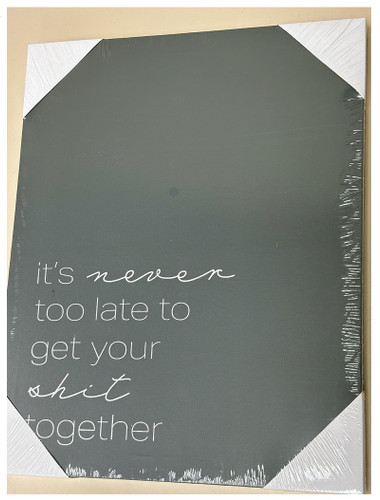 Canvas Wall Art - Never Too Late
