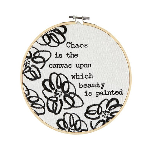 Embroidery Hoop Wall Art - Canvas