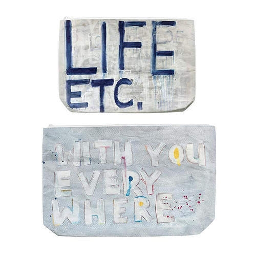 Pieces of Me Tyvek Bag - With You/Life, ETC. -  Set of 2