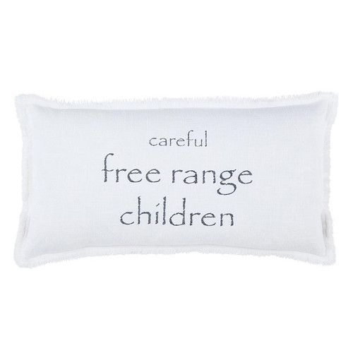 Face To Face Lumbar Pillow - Careful Free Range Children