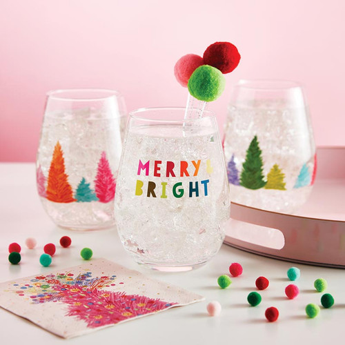 Foil Napkins - Tree Colorful