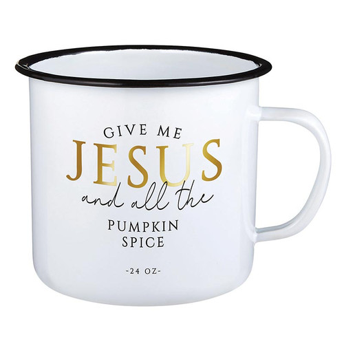 Enamel Mug - Jesus Pumpkin Spice