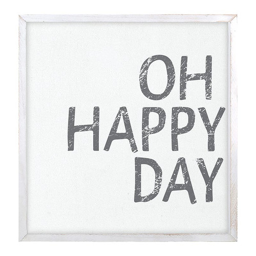 Face to Face 22" SQ Word Board - Oh Happy Day